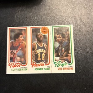 Cliff Robinson Johnny Davis Otis Birdsong,1980 81 Topps Basketball Card Cb15