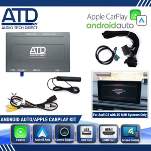 CarPlay For AudiA3 A4 A5 Q5 Q7 Wireless Android Auto Interface Camera Kit 8.3" - Picture 1 of 12