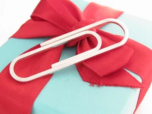 Nuevo Tiffany & Co Plata Clip Clip Dinero Soporte 2.5" - Imagen 1 de 3