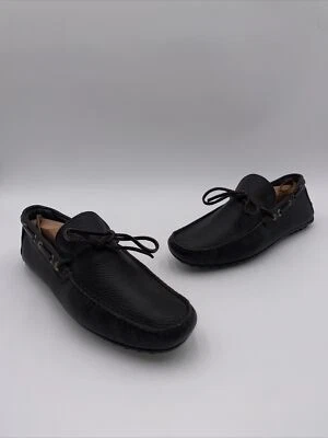 Mocasines Bruno Magli Para Hombre Marrón Oscuro Driver Guijarro Cuero Talla 10.5 M Foto 1 de 4