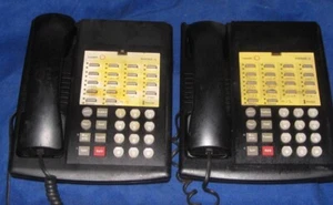 Lot of 2 Lusent SN97 SP57 147752 Avaya Partner 18 Black Phone 7311H138-003 - Picture 1 of 3