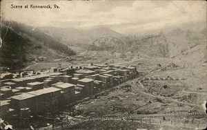 Konnarock, VA Holzmühlenbetrieb, RR Gleise Washington County Virginia - Bild 1 von 2