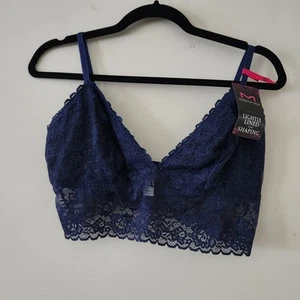 Sexy Bralette de Encaje Azul Marino Maidenform Talla XL Ligeramente Forrado NUEVO Sujetador Longline - Imagen 1 de 6