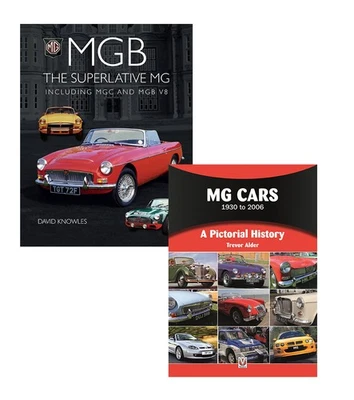 MG Cars 1930 to 2006 & MGB The Superlative MG 2 Book Set - Image 1 of 3