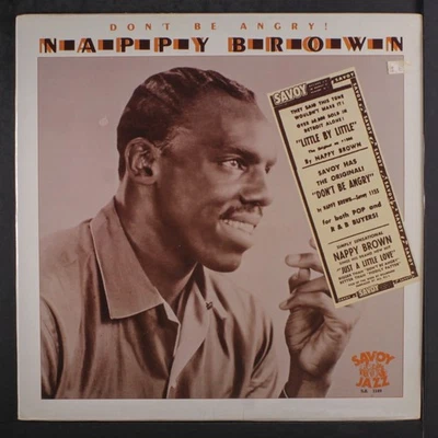 NAPPY BROWN: don't be angry SAVOY JAZZ 12" LP 33 RPM Sealed Foto 1 de 2