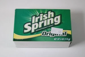 Vtg Irish Spring ORIGINAL Clean Deodorant 4 Oz Bar Soap   Brand New - Picture 1 of 3