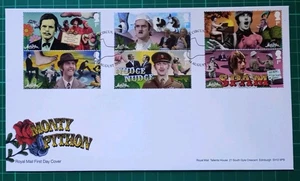 2025 MONTY PYTHON SET OF 6 ON ROYAL MAIL FDC THE CIRCUS BATH POSTMARK - Picture 1 of 2