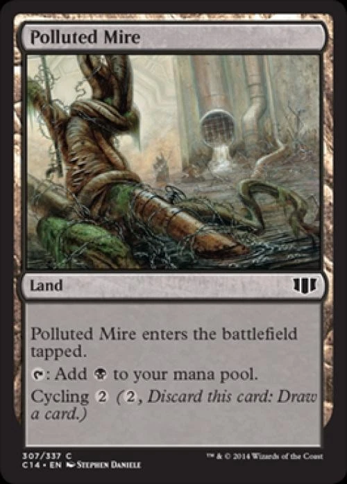 Polluted Mire - Light Play MTG Commander 2014 Edition - Image 1 of 1
