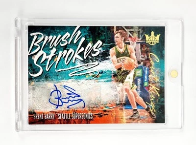 COMO NUEVO #/ED AUTOMÁTICO 2018-19 Court Kings pinceladas Brent Barry Seattle Supersonics Foto 1 de 2