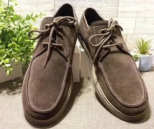 Mens Rockport Classic Oxford Brown Suede Leather Dress Shoes #K51085 13M NEW WOT - Picture 1 of 10