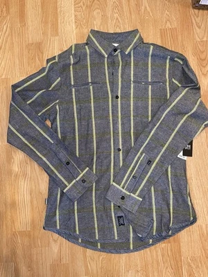 New Split Men’s Dress/ Casual Long  Sleeve Button Down Shirt MEDIUM - Image 1 of 4