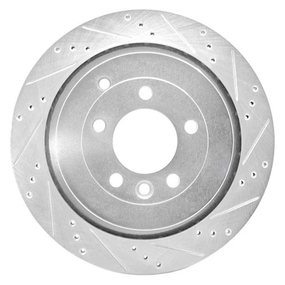 For Land Rover Range Rover Sport 06-13 Brake Rotor eLINE Drilled & Slotted Foto 1 de 4