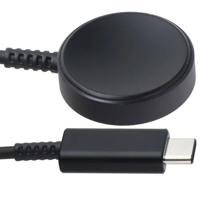 Samsung Official EP-OL300 Galaxy Watch7 Charger (Fast Charging) - Black - Image 1 of 4