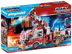 Playmobil Vehículos de Rescate: Camión de Bomberos con Escalera de Torre - Imagen 1 de 7