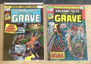 MARVEL COMICS. UNCANNY TALES FROM THE GRAVE #3 & #5 Fine - Foto 1 di 3