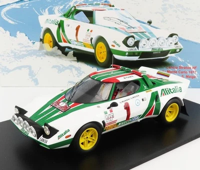 Spark-Model 1/18 Lancia Stratos HF Alitalia N 1 1977 White Green Red 18S535 - Image 1 of 4
