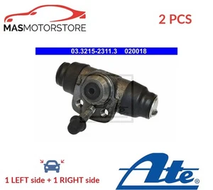 DRUM WHEEL BRAKE CYLINDER PAIR REAR ATE 033215-23113 2PCS A FOR AUDI 80,COUPE,B2 - Picture 1 of 7