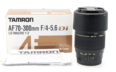 COMO NUEVO - Lente zoom macro Tamron AF 70-300 mm f4-5,6 LD para Canon modelo A17E Foto 1 de 2