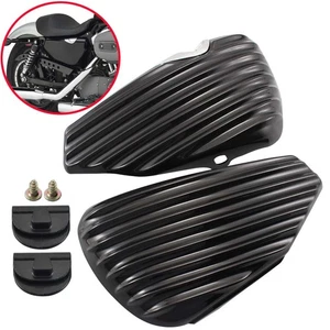 Battery Side Fairing Covers For Harley Sportster XL883 XL1200 Iron 883 04-2013 - Picture 1 of 12