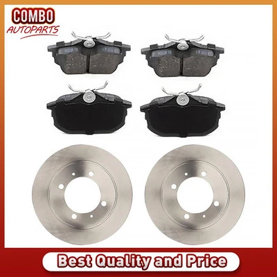 Rotores de freno traseros pastillas de freno para Mitsubishi Space Star 2003-2004 Foto 1 de 4