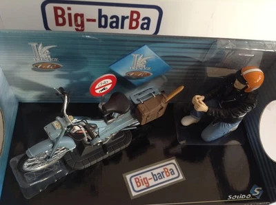 🔥Lot vintage🚗 SOLIDO MOBYLETTE BLEU MOTOBECANE 1/10 🔥✨INTROVABILE ✨ - Immagine 1 di 4