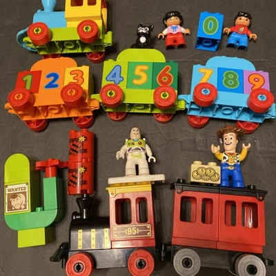 LEGO DUPLO Lote Toy Story Train #10894 Woody Buzz Lightyear y 10847 Juegos de Números Foto 1 de 4