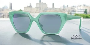 VOGUE VO5376S 2918E3 Opal Green Lt Blue Av Irregular 51 mm Women Sunglasses - Picture 1 of 2