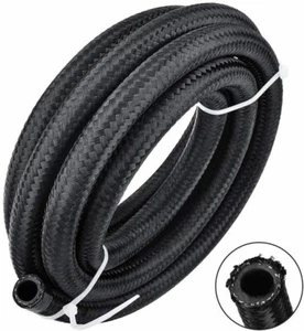 AN16 16AN Black Nylon Braided Stainless Steel Hose Performance High Quality Hose - Picture 1 of 3