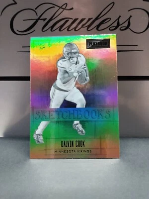 2022 Panini Playbook Sketch Books Dalvin Cook sharp card #14 - Image 1 of 3