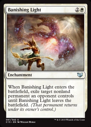 Banishing Light ~ Near Mint Commander 2015 MTG Magic UltimateMTG White Card - Image 1 of 1