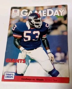 Vintage 1985 NFL GameDay Cowboys Vs Giants December Todays Lineups Magazine - Picture 1 of 5