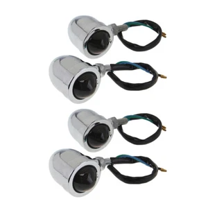 4X Turn Signal Indicators Blinker Lights Universal For Honda Kawasaki Suzuki - Imagen 1 de 12
