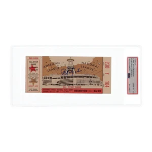 Carl Yastrzemski Signed 1967 All-Star Game Ticket Stub - Autograph graded (PSA)1 - Picture 1 of 2