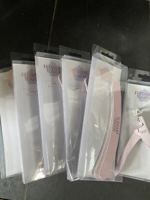 5 Packs of Elegant Touch Nail Files & Professional False Nail Cutter - Image 1 of 4
