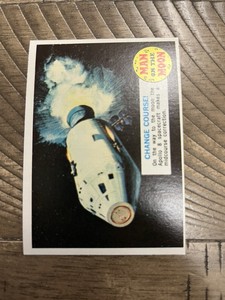 1969 Topps Man on the Moon Space Trading Card #50b  / EX-MT / Set Break