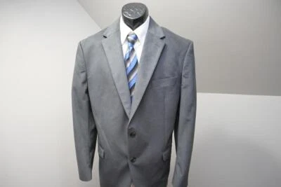 Chaps Ralph Lauren Smooth Herringbone Gray Blazer Sport Jacket Mens 46 R - Image 1 of 4