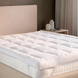 Hotel Quality Mattress Topper 10cm/4Inch Thick Deep Toppers Single Double King - Picture 1 of 28