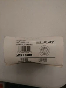 Elkay Polymer Disposer Fitting for 3-1/2 in. Sink Drain Opening in Black (Z2) - Picture 1 of 1
