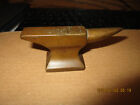Vintage Antique Small Copper Brass Blacksmiths Watch Makers Jewelry Anvil 