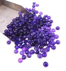 6 MM Natural African Amethyst Round Cab Lot Loose Gemstones For Jewelry P-2755