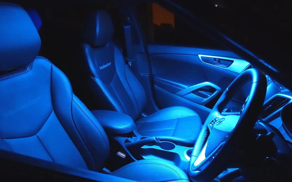 Chrysler PT Cruiser 2000-2010 Icy Blue Aqua LED Interior Light Conversion Kit - Image 1 of 1