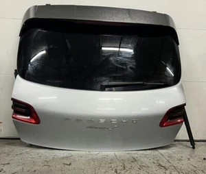 2015 2016 2017 2018 Porsche Macan S 95B Rear Trunk Lid Silver Complete OEM - Picture 1 of 13