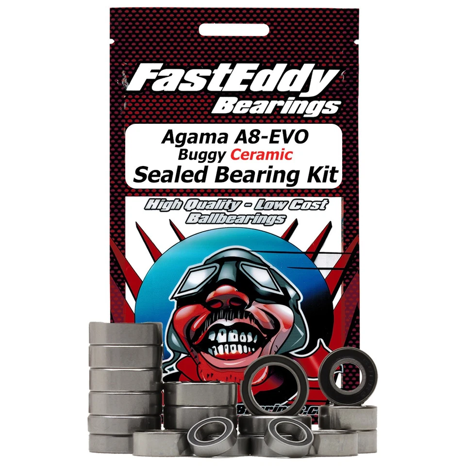 Agama A8-EVO Buggy Ceramic Sealed Bearing Kit - Image 1 of 1