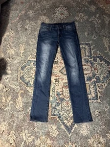 Lucky Brand bootcut jeans blue small america official  lucky you worn women’s - Picture 1 of 8
