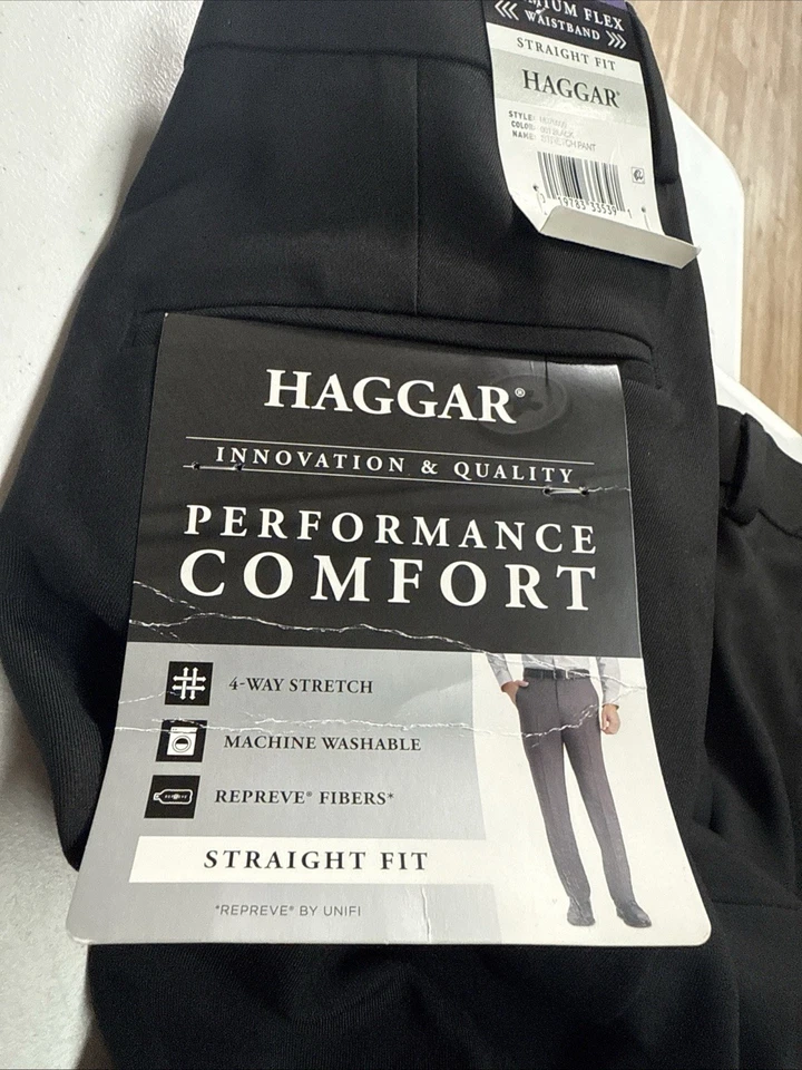 Pantalón de vestir Haggar Performance Comfort calce recto Foto 1 de 3