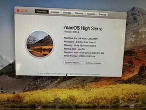 Apple MacBook Pro 13.3 (inch) Intel Core i7 16 Gb RAM - Picture 1 of 10