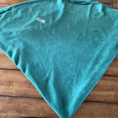 "Mantel verde, redondo, 60"" de gamuza, perfecto para Navidad u otoño" Foto 1 de 4