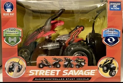 Blue Hat Street Savage Red 360 Degree Stunt Vehicle Thunder Tumbler Unused IOB - Image 1 of 3