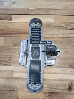 Zapatos de seguridad vintage de los años 50 The Brannock Device para hombre talla medida a talla 15 Foto 1 de 4