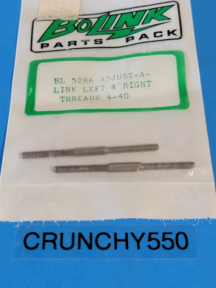 Bolink BL-5286 Adjust-a-Link Steering Rods 4-40 Left & Right Vintage RC - Image 1 of 3